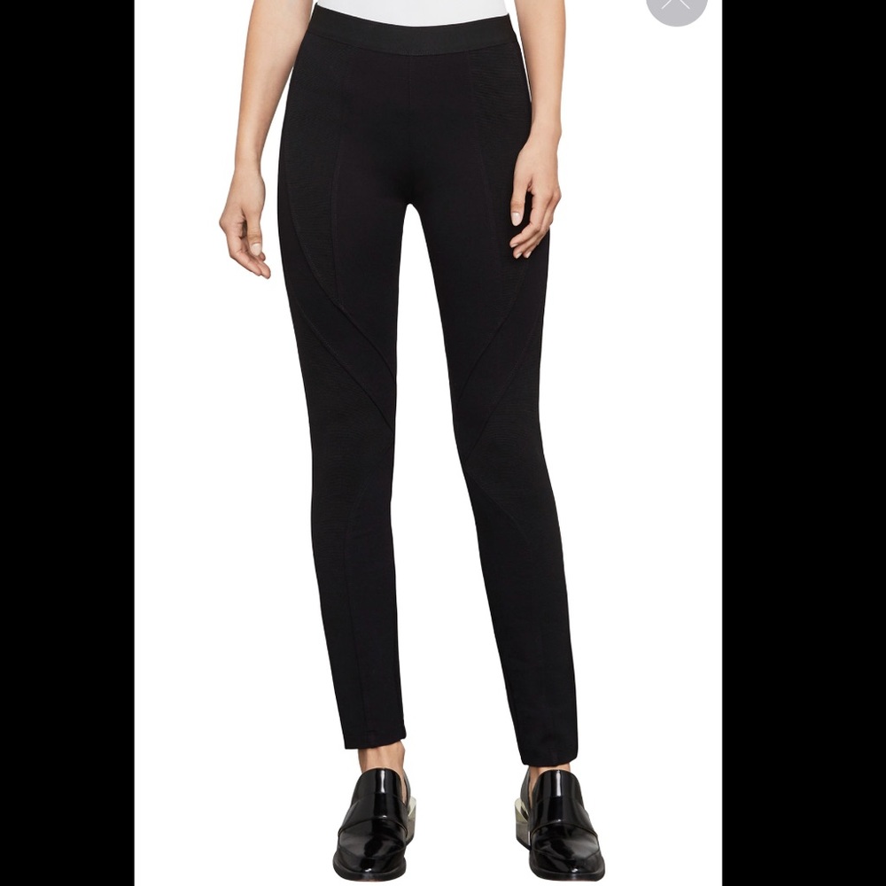 BCBGMAXAZRIA Kramer Contrast Ottoman Legging M blk
